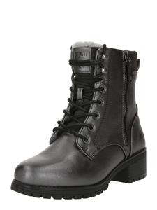 Ботильоны на шнуровке MUSTANG, темно-серый