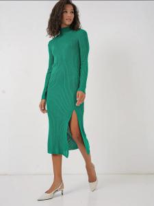 Вязаное платье Bigdart, зеленый