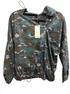 Женская толстовка D-Side в камуфляжном цвете Basil 925 Fit, цвет camo basil