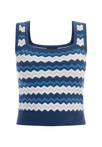 Спортивная футболка faina Strick Tank Top, синий