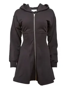 Платье Addie на молнии с капюшоном Fleur Du Mal, черный