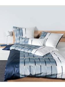 Постельное белье Janine Cotton Milano в цвете темно-синий Janine, 135 x 200 + 80 x 80 см