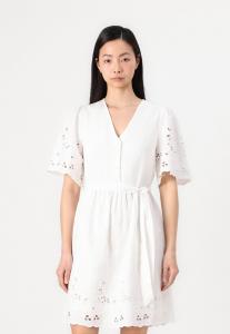 Платье Selected Femme DAHLIA SHORT BRODERI, Bright White/White