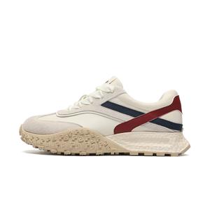 Низкие повседневные туфли женские ZHR, Beige Red