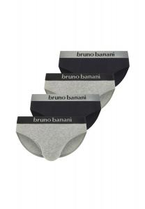 Спортивные трусы / трусы, набор из 4 шт Flowing Bruno banani, цвет Schwarz / Grau Melange