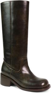 Женские сапоги до колена с квадратным носком, массивным каблуком, длинные сапоги, удобные, на мягкой посадке, с широким голенищем, ковбойские сапоги в стиле ретро из искусственной кожи Generic, Multicolor 03