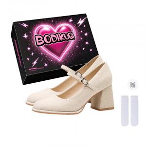 Boldi Kuki Туфли Мэри Джейн женские бежевые