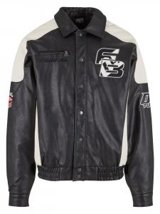 Переходная куртка FUBU College-Jacken, цвет black/offwhite