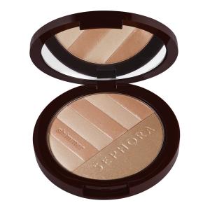 Мерцающая бронзирующая пудра BRONZER SHIMMER Sephora Collection, 01 Amber Glow (8 g)