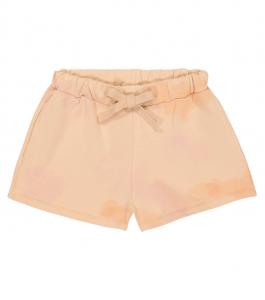 Хлопковые флисовые шорты Hugo с принтом тай-дай The New Society, Apricot Batik