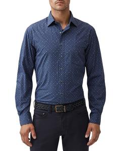 Рубашка с пуговицами спереди Rodd & Gunn Pinotage, синий