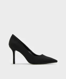 Туфли-лодочки с острым носком Charles & Keith, цвет Blacktextured