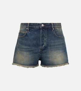 Джинсовые шорты lesia средней посадки Isabel Marant, синий