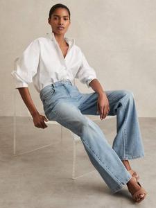 Узкие расклешенные джинсы Petite Bonnie Reiss, Light Blue