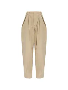 Плиссированные брюки-палаццо Dsquared2, бежевый