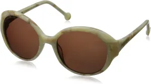 Женские солнцезащитные очки Jonathan Adler Malb Oval, Bone