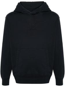 Худи с вышитым логотипом C.P. Company, синий