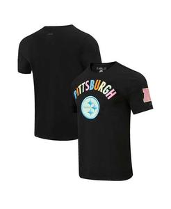 Мужская черная футболка с неоновым рисунком Pittsburgh Steelers Pro Standard, черный