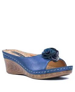 Женские босоножки-танкетки Sydney Rosette Gc Shoes, синий