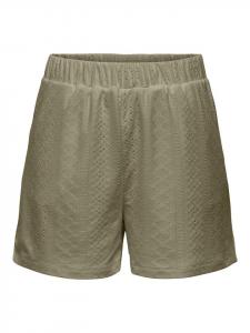 Шорты JACQUELINE de YONG Shorts elastischer Bund locker geschnitten, коричневый