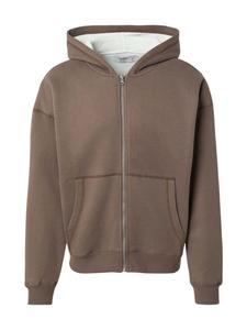 HOLLISTER Худи на молнии в коричневом цвете