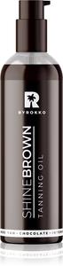 Масло для загара Shine Brown, ускоритель загара для лица и тела Byrokko, 145 мл