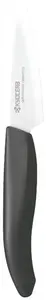 Нож для очистки овощей KYOCERA "GEN NATURE", (1 шт.), с ручкой из сахарного тростника, длина лезвия: 7,5 см, очень острый Общая длина 19 см, Длина лезвия 8 см., черно-белый