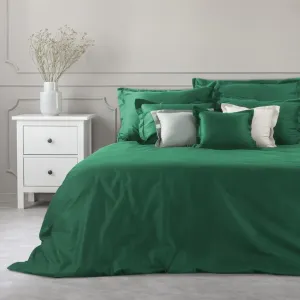 Комплект постельного белья NOVAC Green Bedding 220x200 см Dark Green Eurofirany