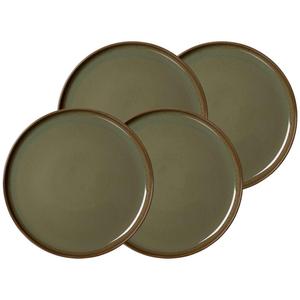 Набор из 4 обеденных тарелок Malaga Green, диаметр 27,5 см Ritzenhoff Breker, зеленый