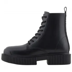 ARMANI EXCHANGE Армани Экседж Эй женские черные ботинки на щиколотку