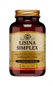 Лизин Simplex 50Cps Растительное здоровье Ногти и волосы Solgar