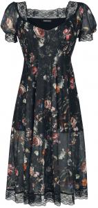 Платье средней длины Jawbreaker Night Garden Print Midi Dress, разноцветный
