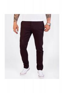 Брюки из ткани Брюки-чиносы приталенного кроя Rock Creek, винно-красный