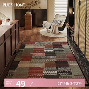 Budis Ковер 90х60 см для входной двери, грязеотталкивающий, нескользящий, в винтажном стиле, можно обрезать