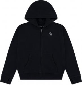 Худи abercrombie kids Essentials Full Zip Hoodie, цвет ANF Anthracite