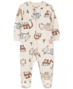 Пижама для сна и игр для мальчиков в рубчик Carter's, мультиколор