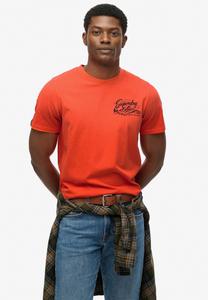 Футболка Superdry & Co Print T-shirt, Deep Red/Red