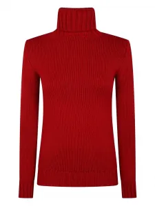 Вязаная одежда с воротником-стойкой Base, красный