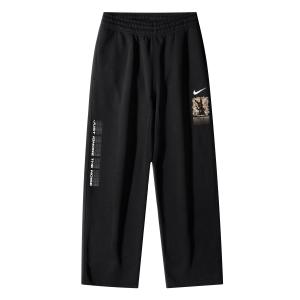Nike Клубные брюки AS OH Pant Swoosh NF вязаные спортивные унисекс Black