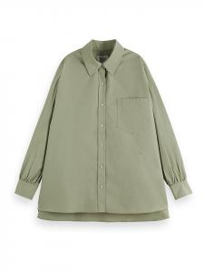 Рубашка Scotch & Soda, оливковый
