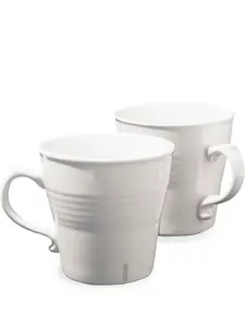 Набор из двух кружек, 26х11х15,5 см, Seletti, белый