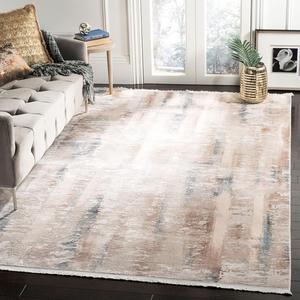 Ковер SAFAVIEH, 122 x 183 см, Eclipse Collection Beige/Cream ECL179B Modern Abstract Distressed Viscose