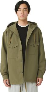 Футболка с капюшоном Snow Peak SH-25AU006 Easy Cloth с длинным рукавом, мужская и женская, зеленый