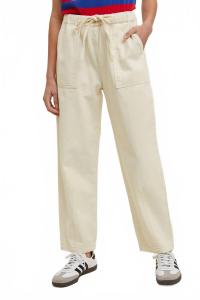 WISHLIST Джинсы Lola Drawstring Baggy Denim цвета экрю