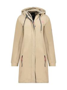 Флисовое пальто Тимоти бежевого цвета Geographical Norway