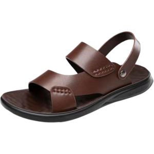 JIETEGONGYANG Мужские пляжные сандалии коричневые, цвет Brown