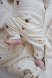 Детские хлопковые леггинсы GOTS Konges Sløjd, желтый