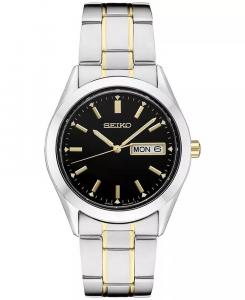 Мужские двухцветные часы-браслет из нержавеющей стали Essential 40 мм Seiko