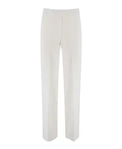 Брюки с эластичным поясом Le Tricot Perugia, белый
