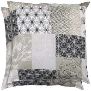 GO-DE декоративная подушка "Декоративная подушка Клара" 48х48х15 см, серый